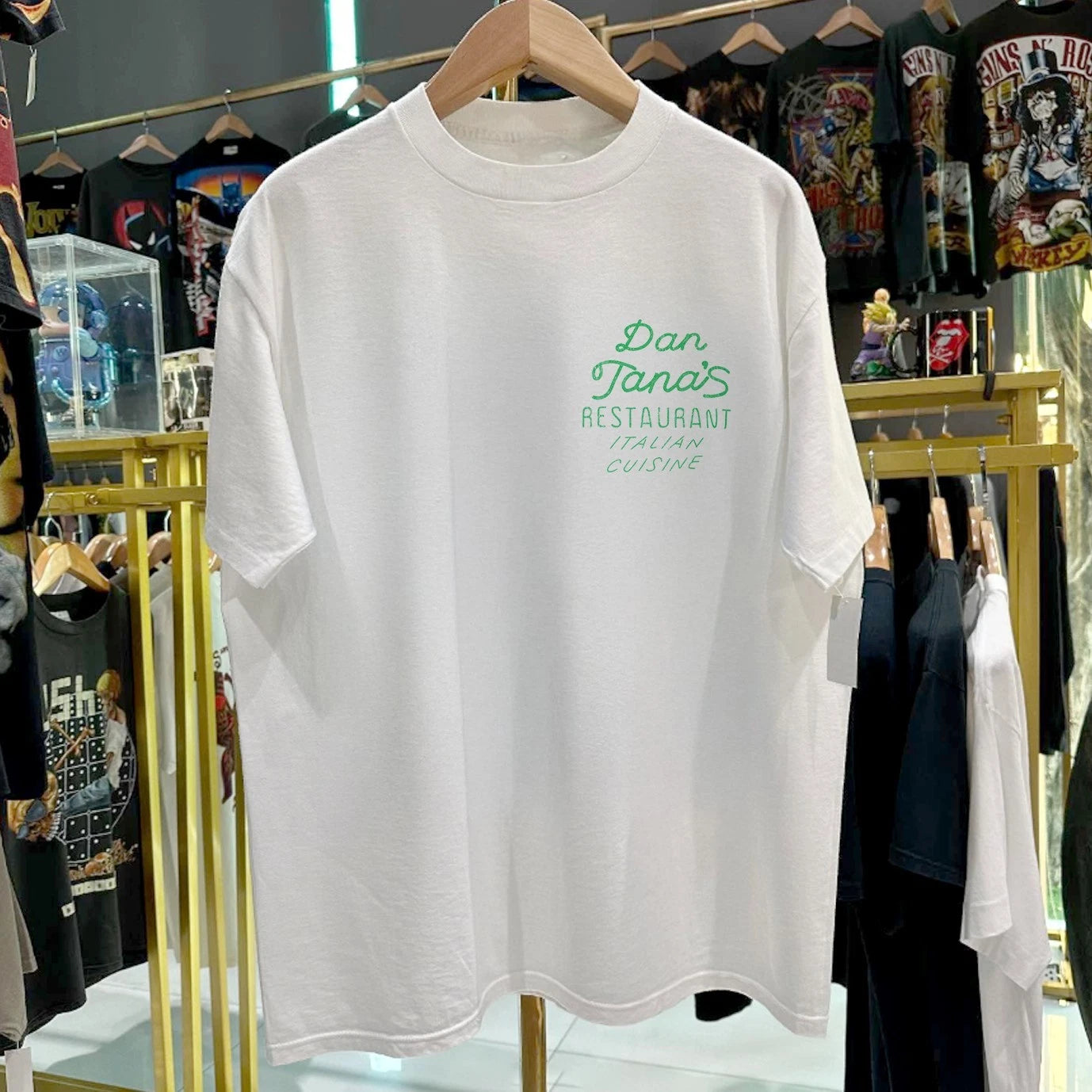 90s Dan Tana's Italian Cuisine Aged T-Shirt White M