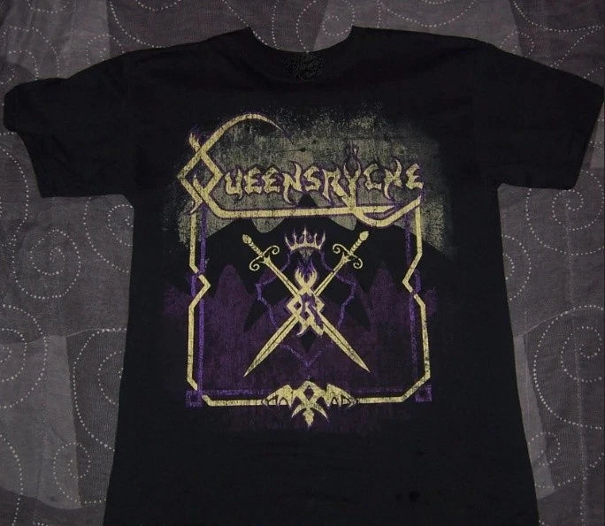 Vintage Queensryche 30th Anniversary Tour Cotton Black Unisex Shirt