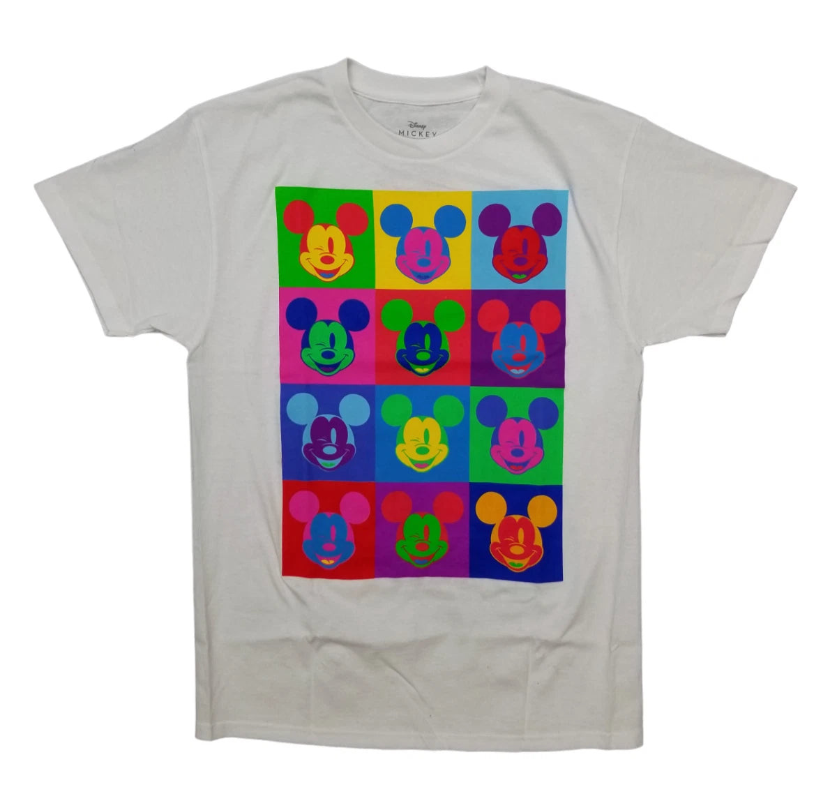 Disney Mickey Mouse Art Pop Graphic T-Shirt Men's Short Sleeve
