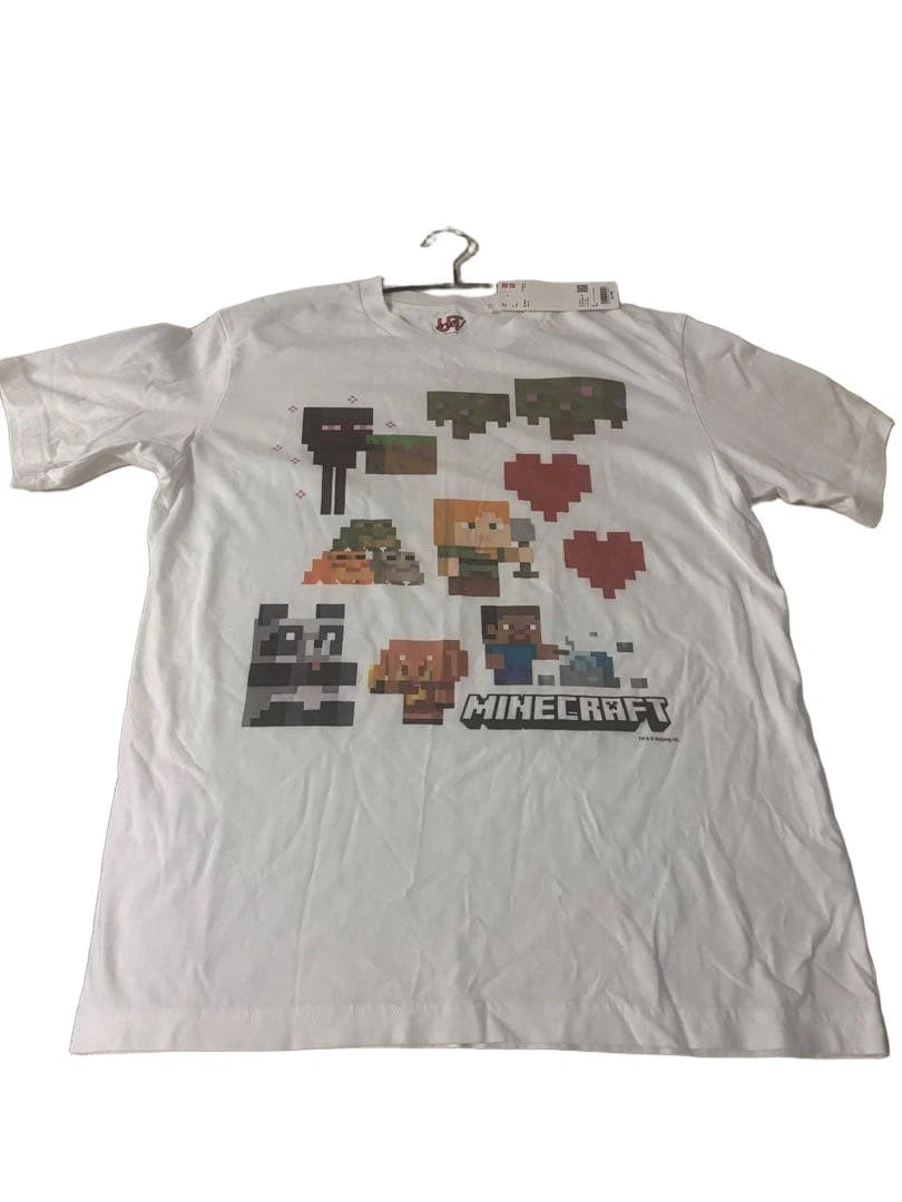 Minecraft Pixel Art T-shirt Hayao Miyazaki Ghibli Unused Size M