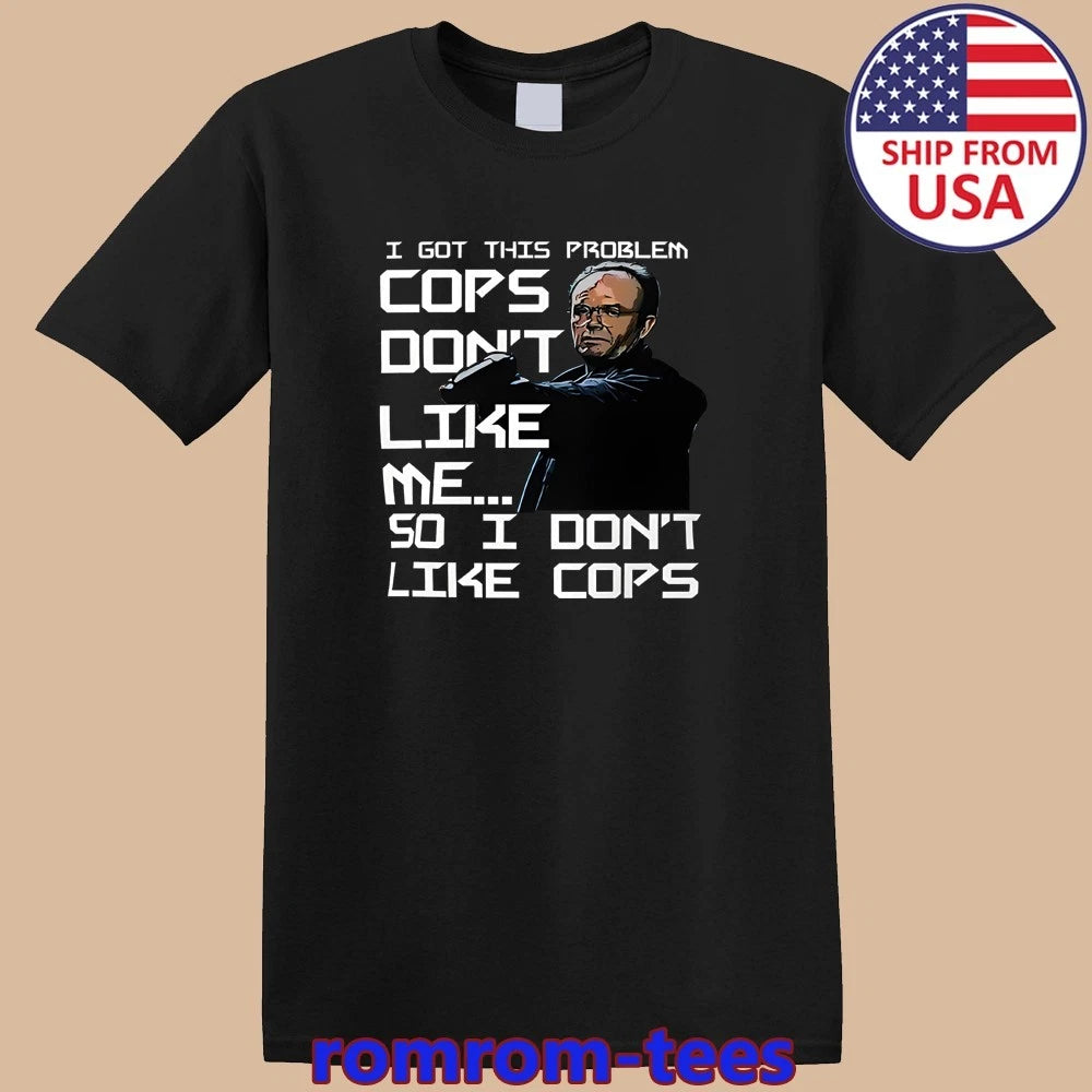 Robocop 80s Movie Clarence Boddicker Men's Black Size S-5XL