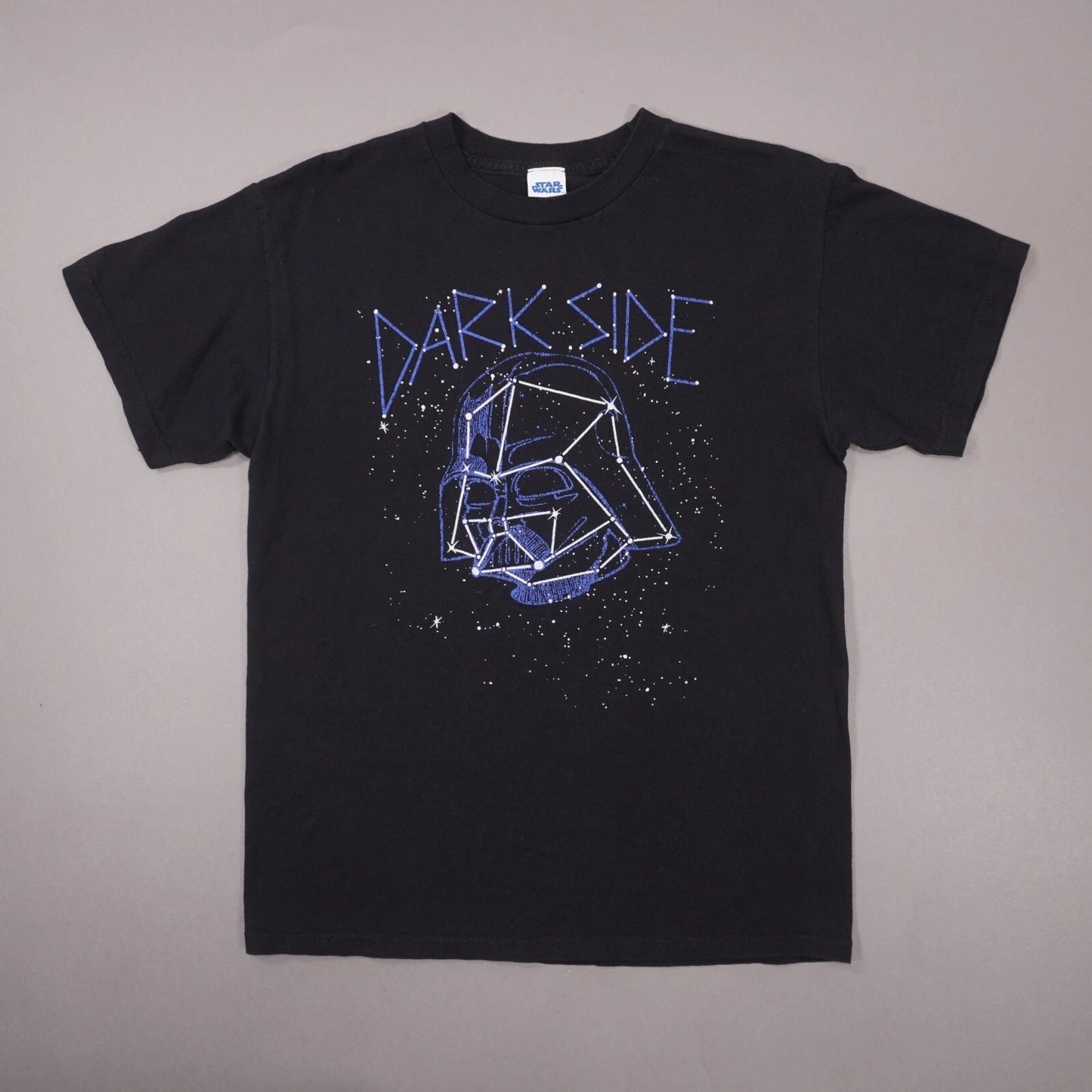 Vintage Y2K Star Wars Dark Side Constellation Darth Vader Mens Medium T Shirt