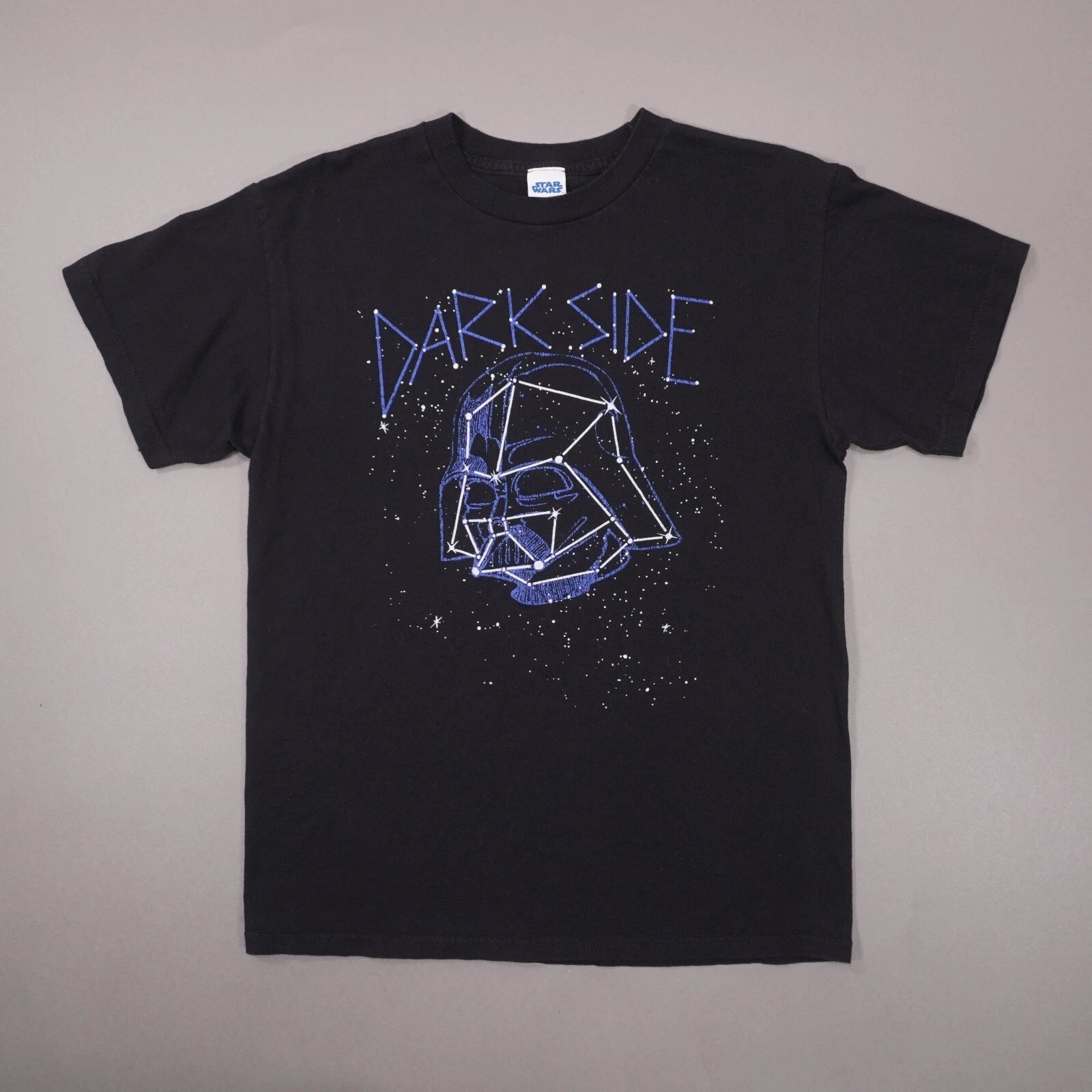 Vintage Y2K Star Wars Dark Side Constellation Darth Vader Mens Medium T Shirt