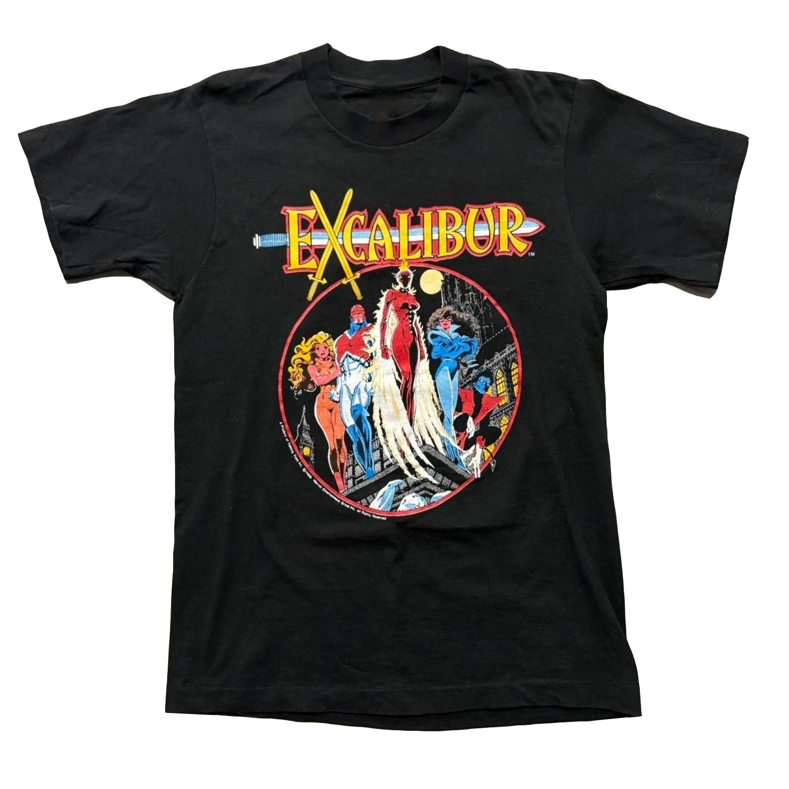 NEW 80s 1989 Marvel Comics Excalibur T-Shirt Size S-5XL Reprint