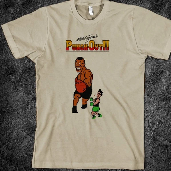 MIKE TYSON PUNCHOUT T-SHIRT, NES, VIDEOGAME, BOXING, RETRO, TANK TOP, HOODIE