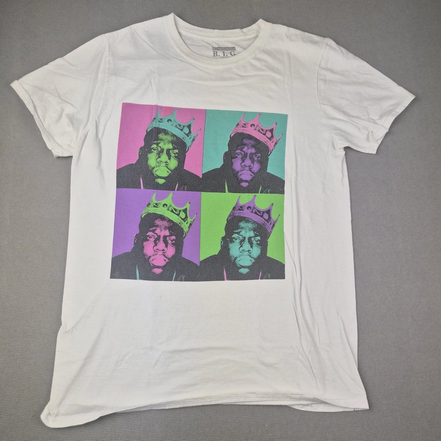 Notorious B.I.G. Pop Art Andy Warhol T-shirt size Medium