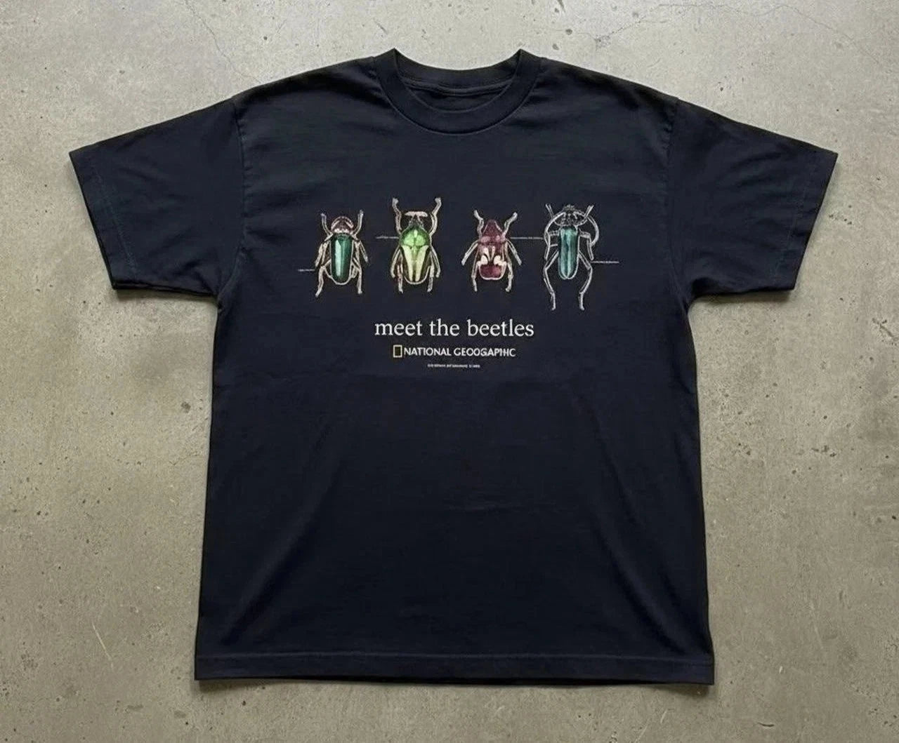 Retro National Geographic 'Meet the Beetles' Unisex reprint T-Shirt