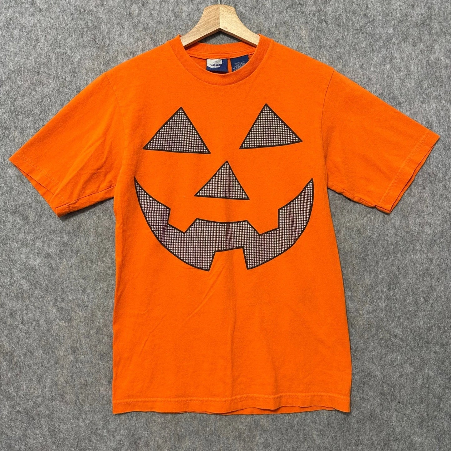 Vintage Jesse Pinkman Pumpkin Shirt Mens Small Orange Halloween Breaking Bad Y2K