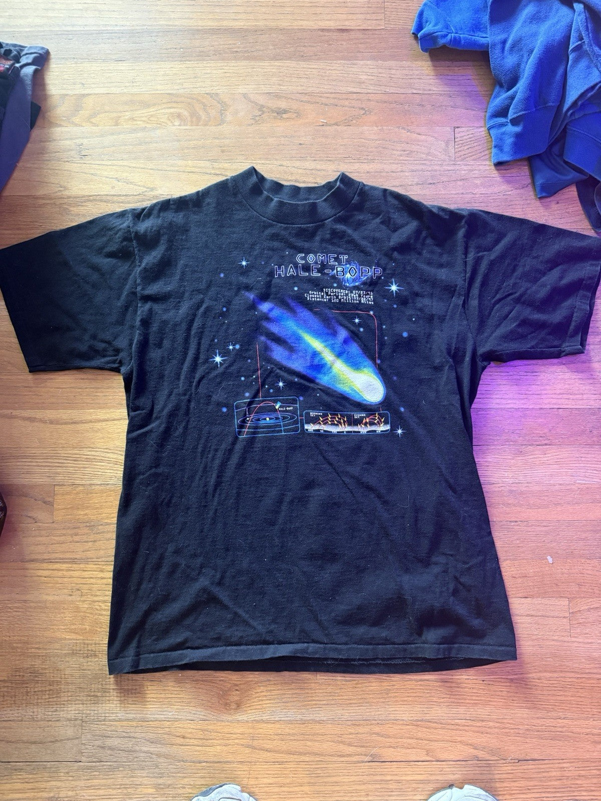 Vintage Comet Hale-Bopp Shirt Mens XL 90s Single Stitch Made USA Space