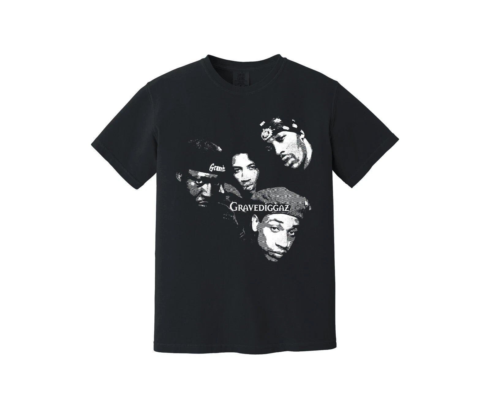 Gravediggaz Heavyweight T Shirt - It Ain't Safe No - 6 Feet Deep - 90s Wu Tang