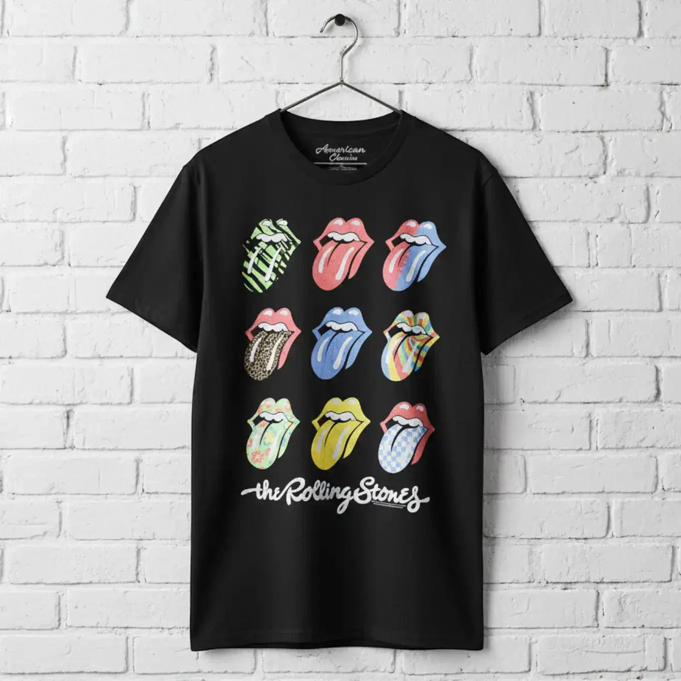 Rolling Stones Hot Lips Pop Art Men's T Shirt