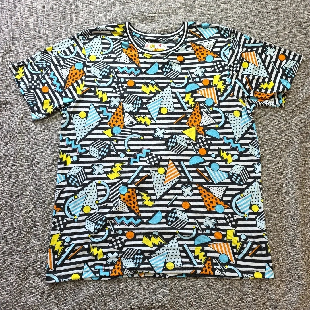 Oh Snap! By Drill Clothing Men’s T shirt (Sz: L) 80s Pop Art Nostalgic Retro
