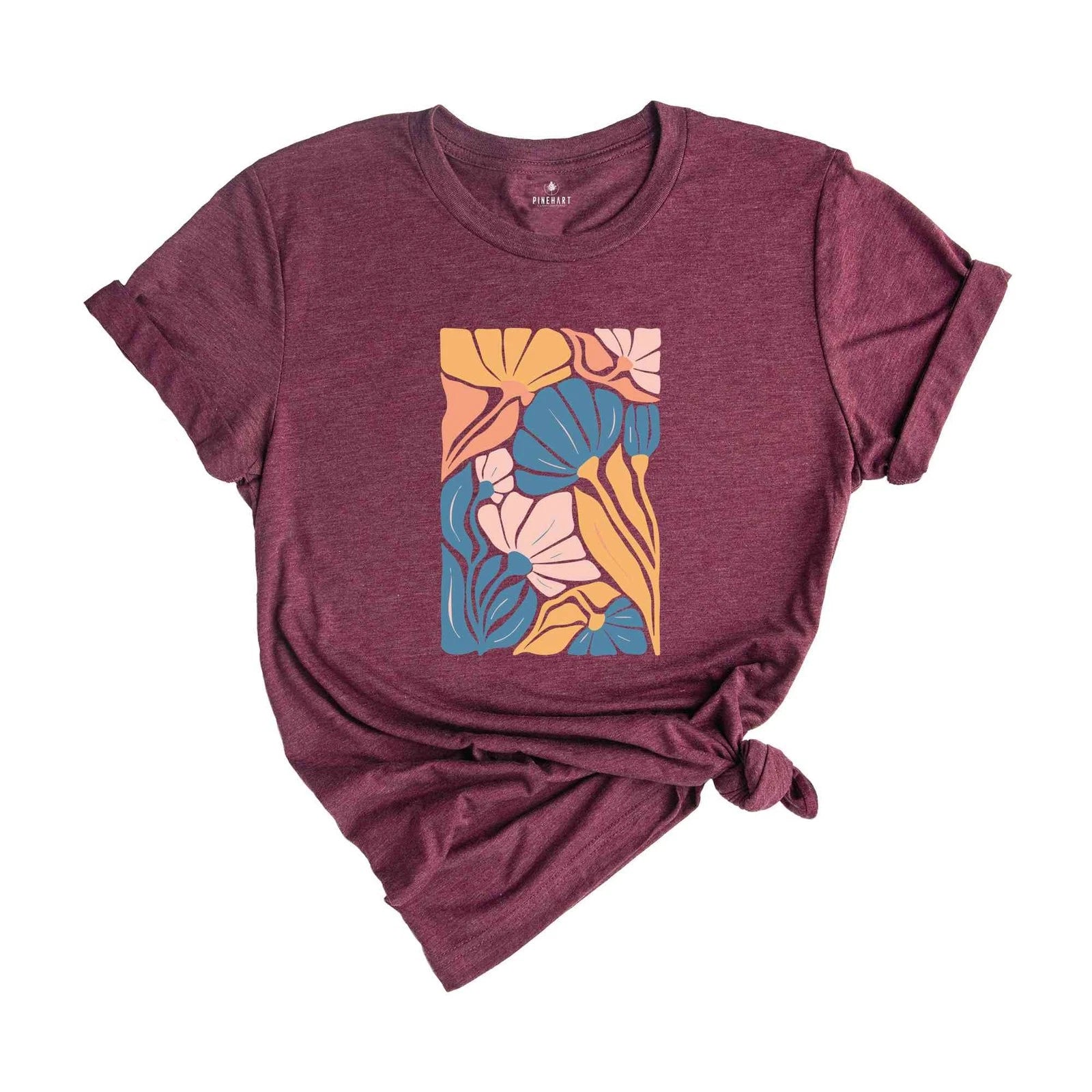 Flowers Tshirt, Boho Wildflowers Tshirt, Boho Flowers Shirt, Floral Nature Shirt