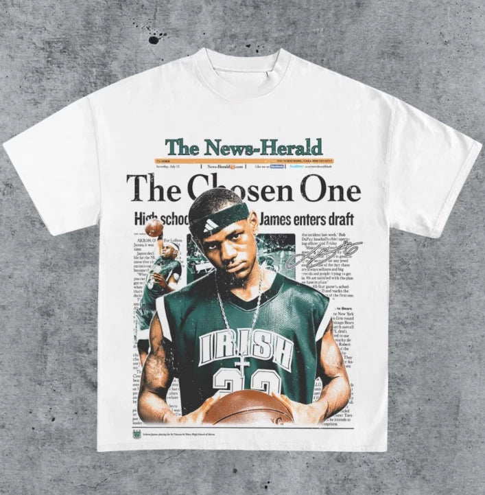 Vintage 90s 2002 Lebron James "The Chosen One" Shirt