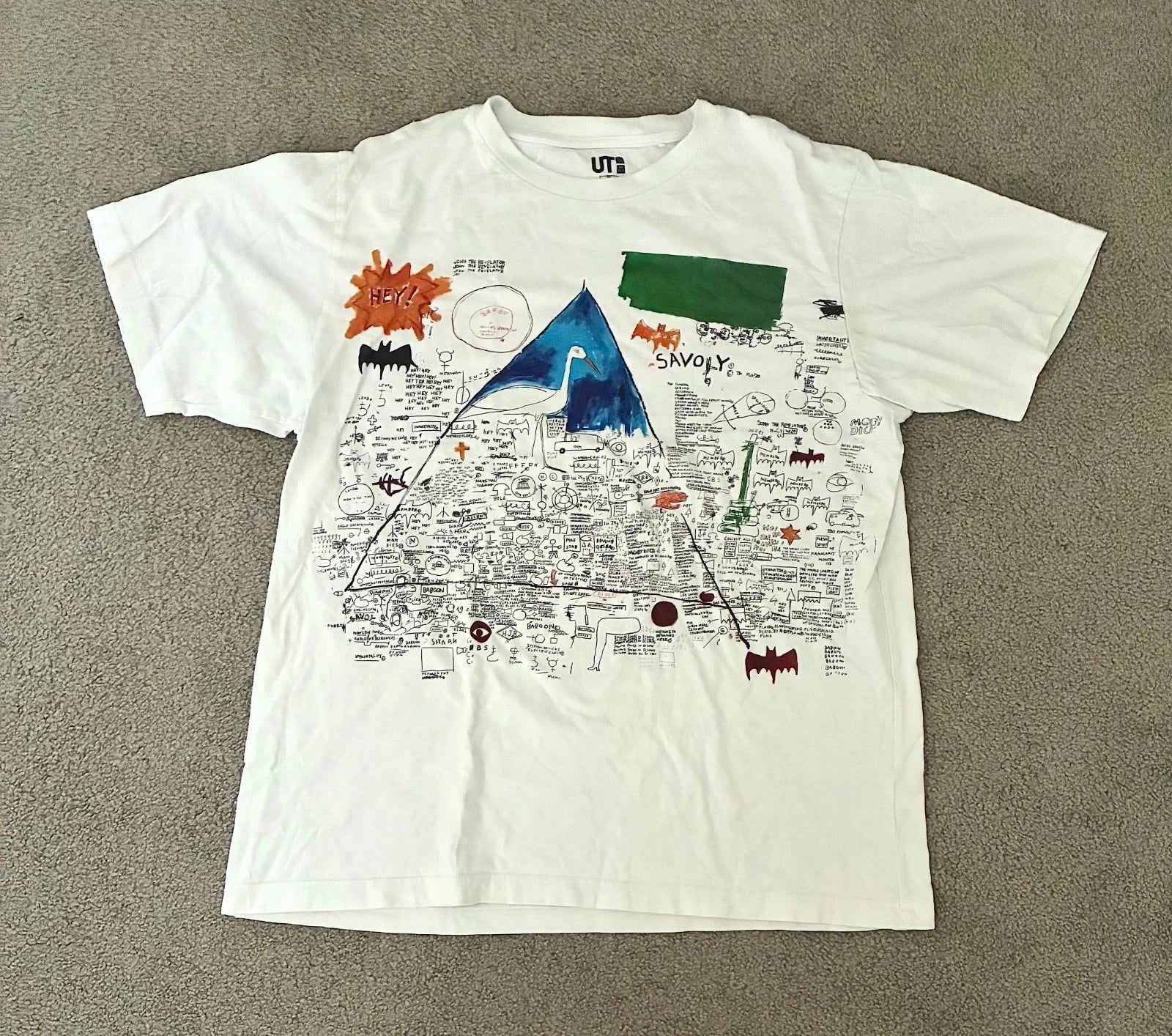 Uniqlo Jean-Michel Basquiat shirt