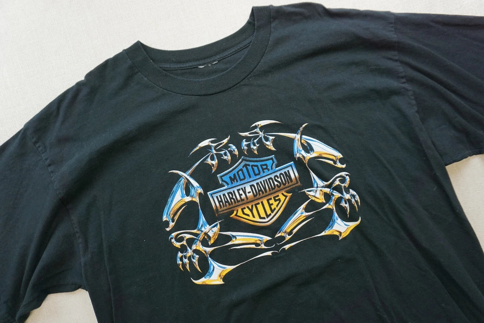 Harley Davidson Motorcycles Mens Size 2Xl Short Sleeve Shirt y2k