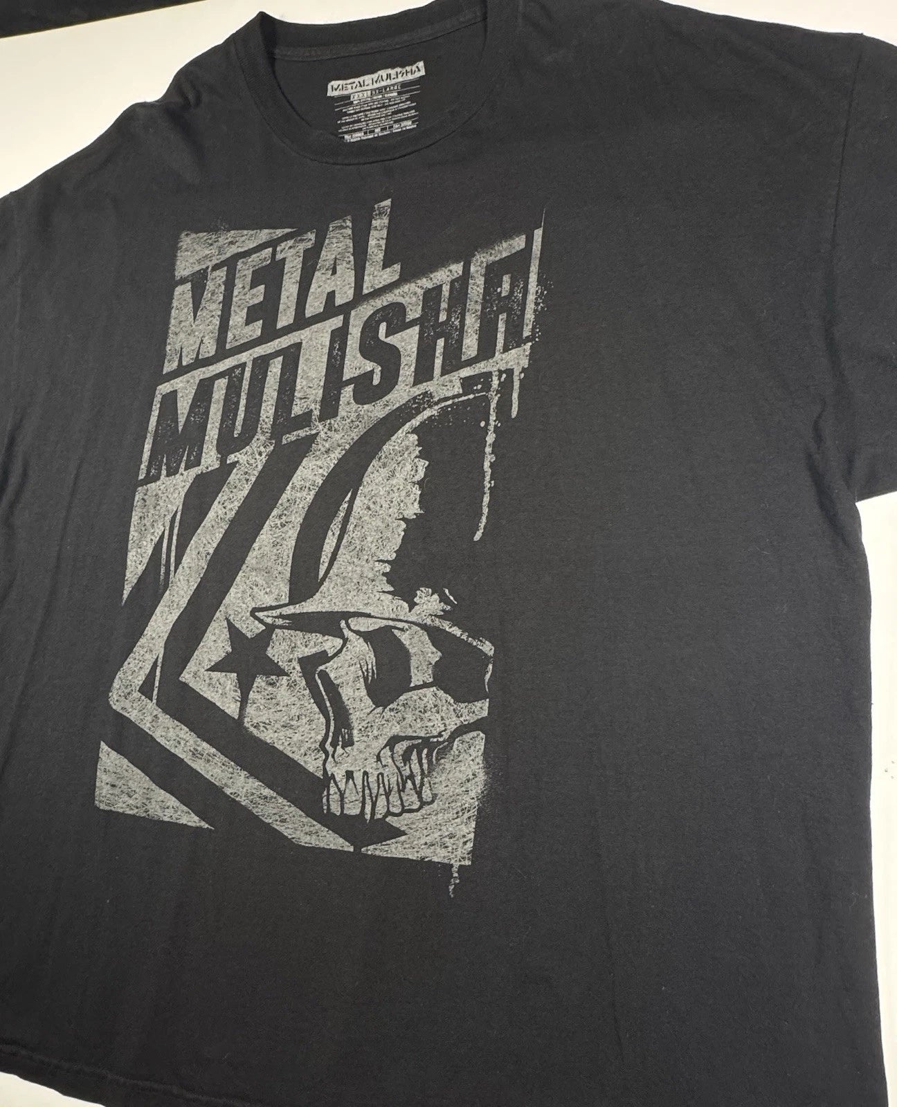 Metal Mulisha T-Shirt Mens 3XL Black Skull Y2K Motocross
