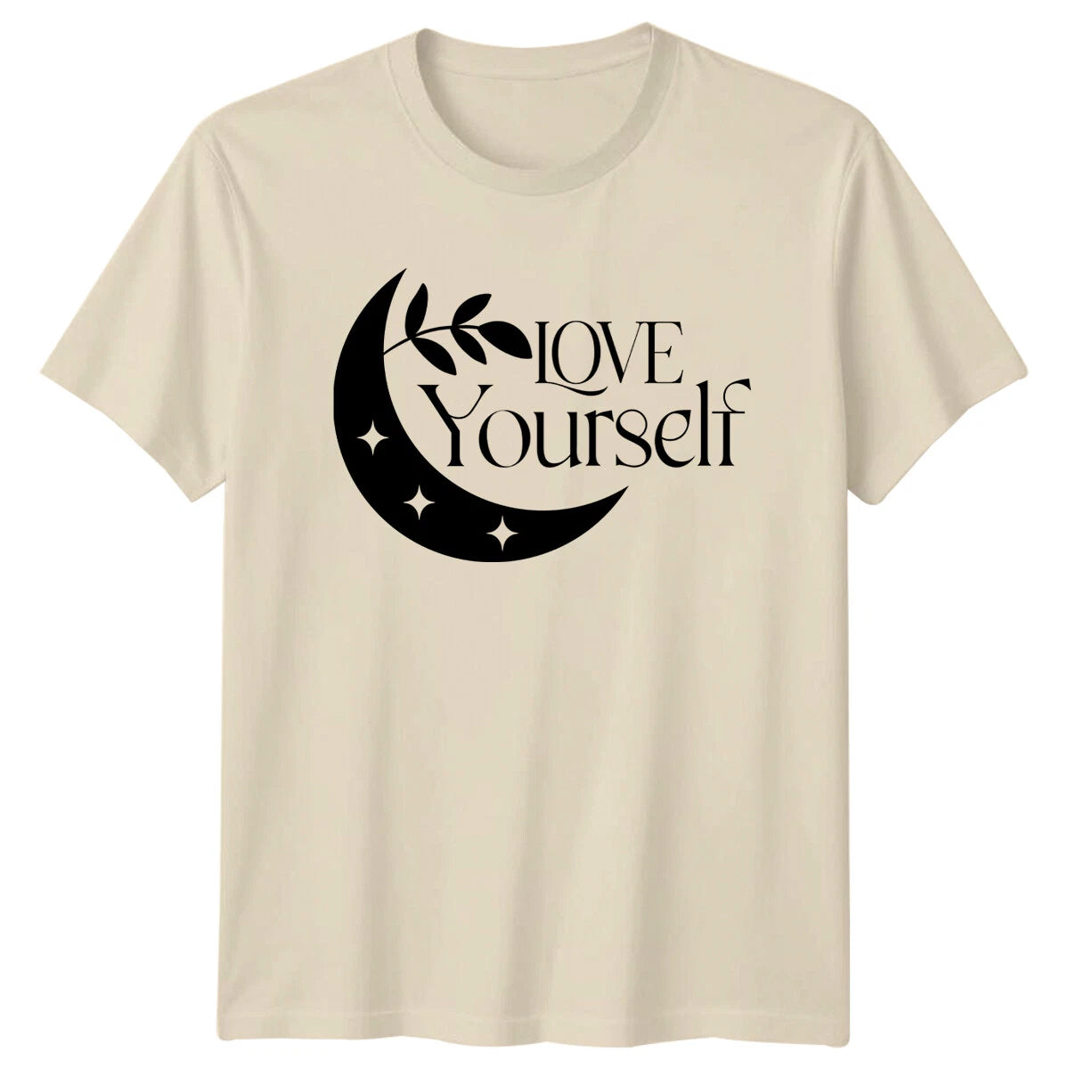 Love Yourself Moon Stars Boho Nature T-Shirt