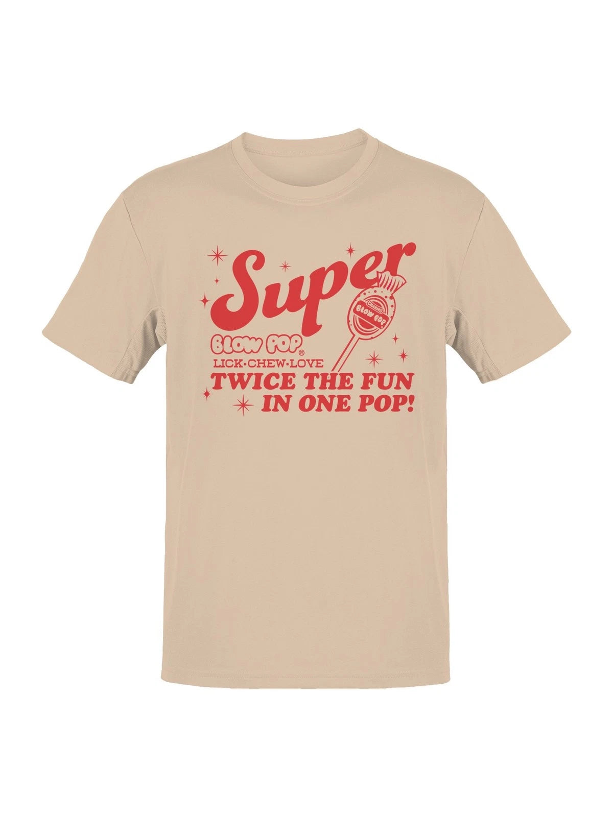 Officially Licensed Blow Pop Super Blow Pop Candy Men's T-shirt