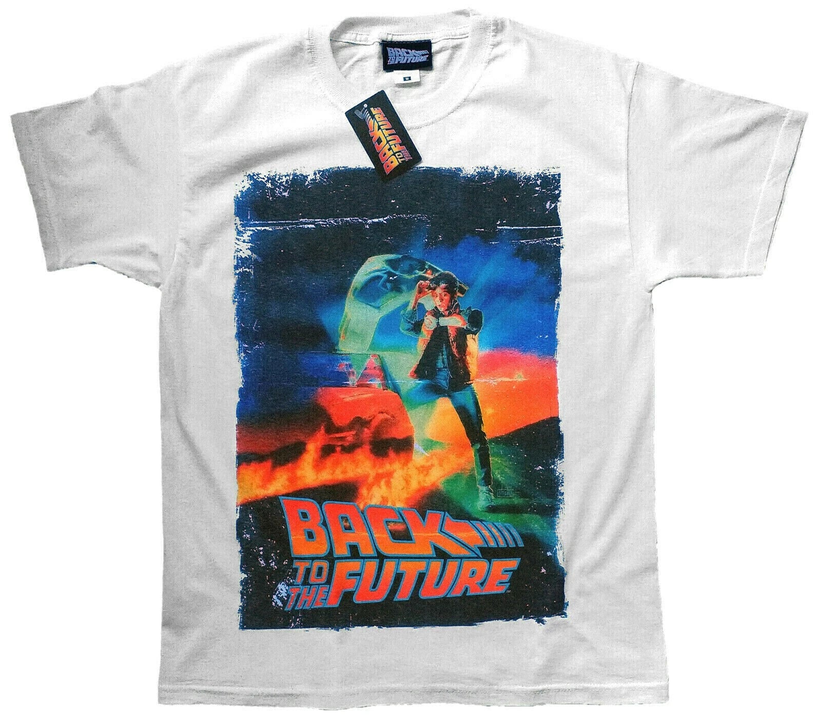 Official Back To The Future T Shirt Marty McFly Movie Poster Classic Film New