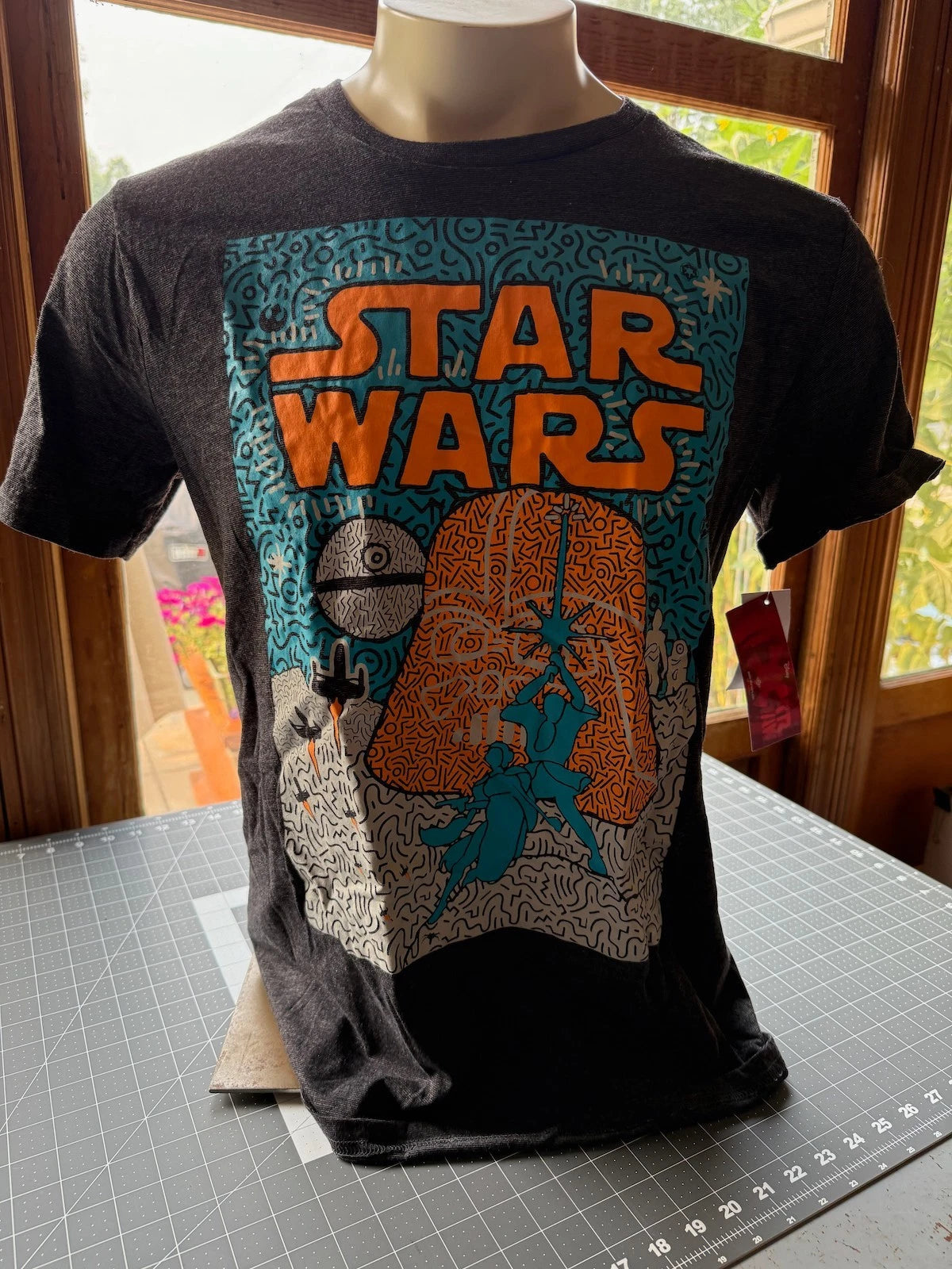 RARE! NEW-Star Wars Keith Haring Style Pop Art T-Shirt LARGE
