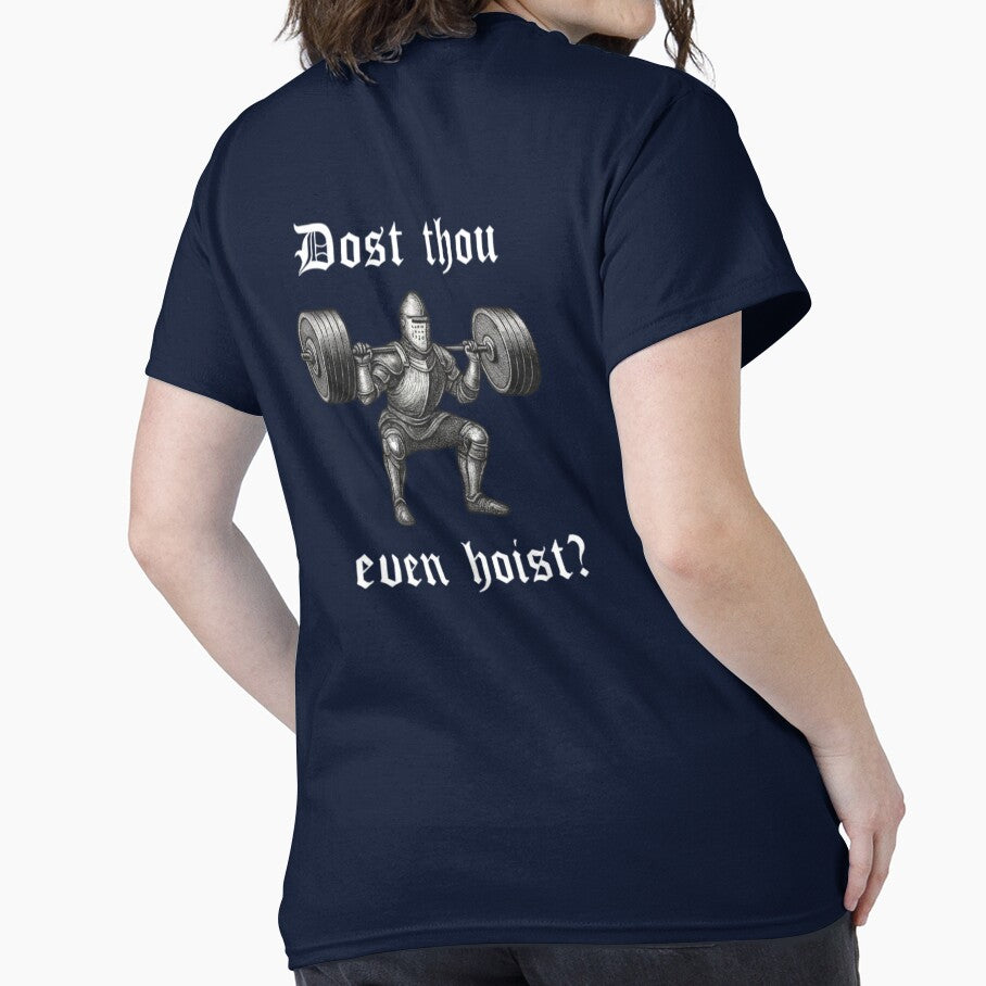 Dost Thou Even Hoist – Medieval Gym Knight Funny Workout Meme by Inkvado
