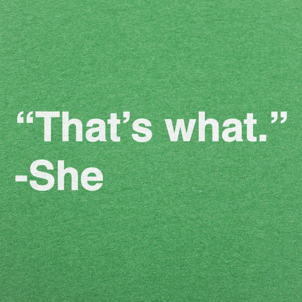 That's What She Said